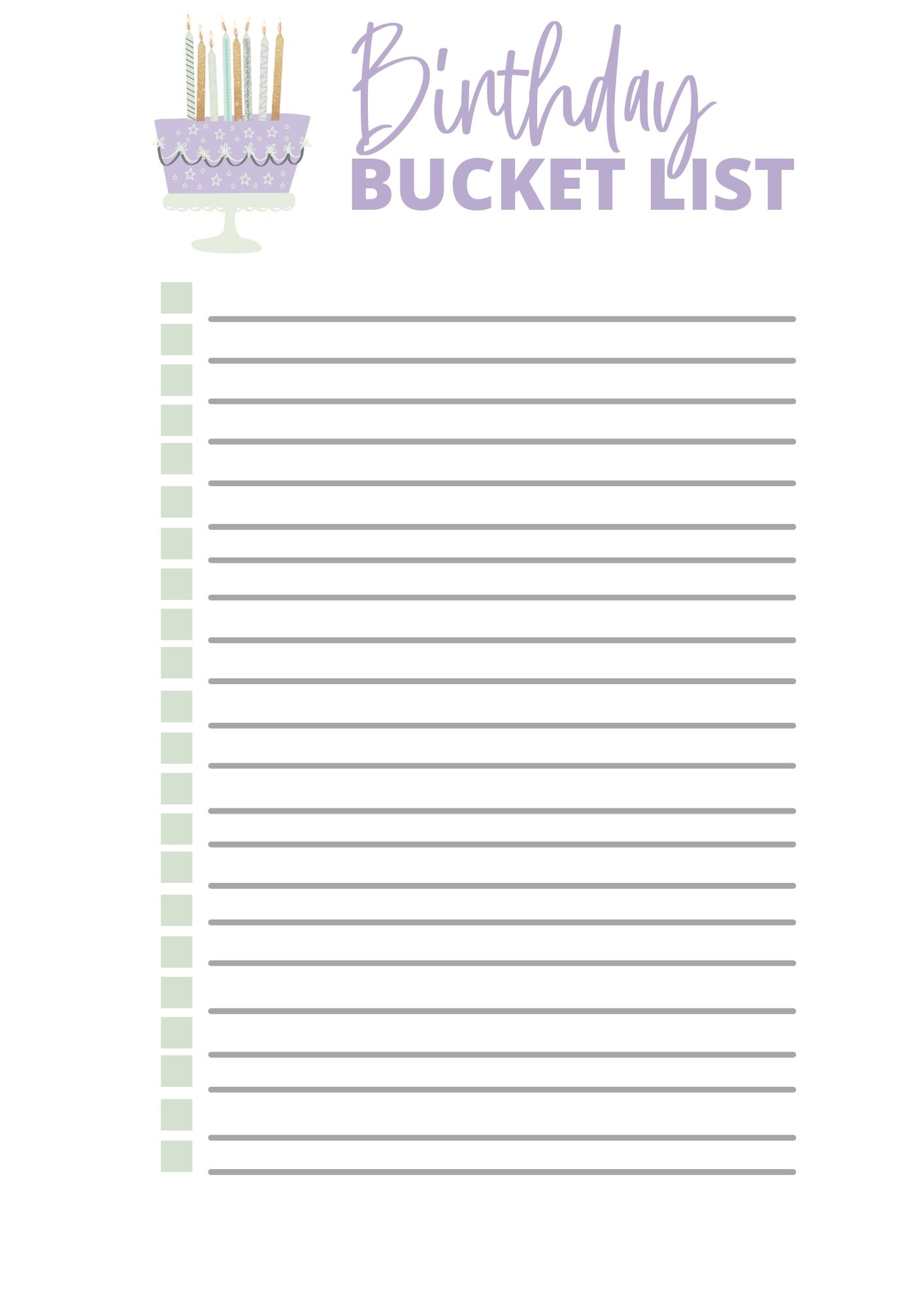 Birthday Bucket List 65 Epic Things To Do On Your Birthday