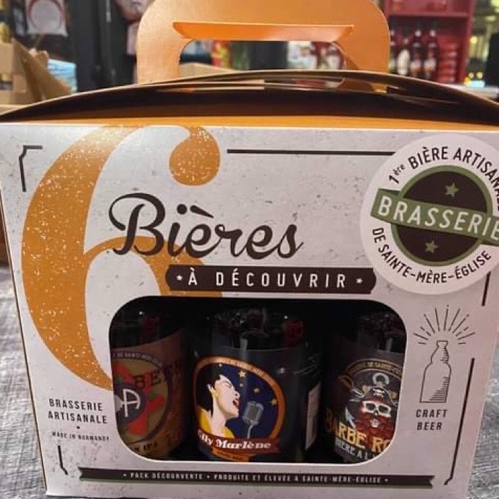 Coffret Noël 6 Bières de Sainte Mère Eglise Epicerie Normande