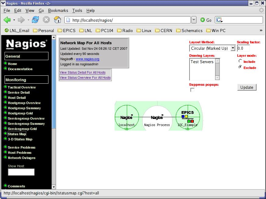 How to Set Up NAL (Nagios Alarm Handler) to monitor an EPICS network
