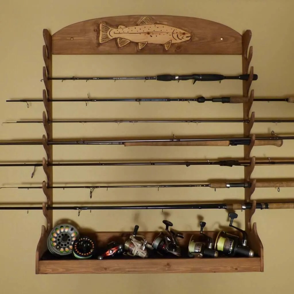 32 DIY Fishing Rod Holder Plans and Ideas Epic Saw Guy