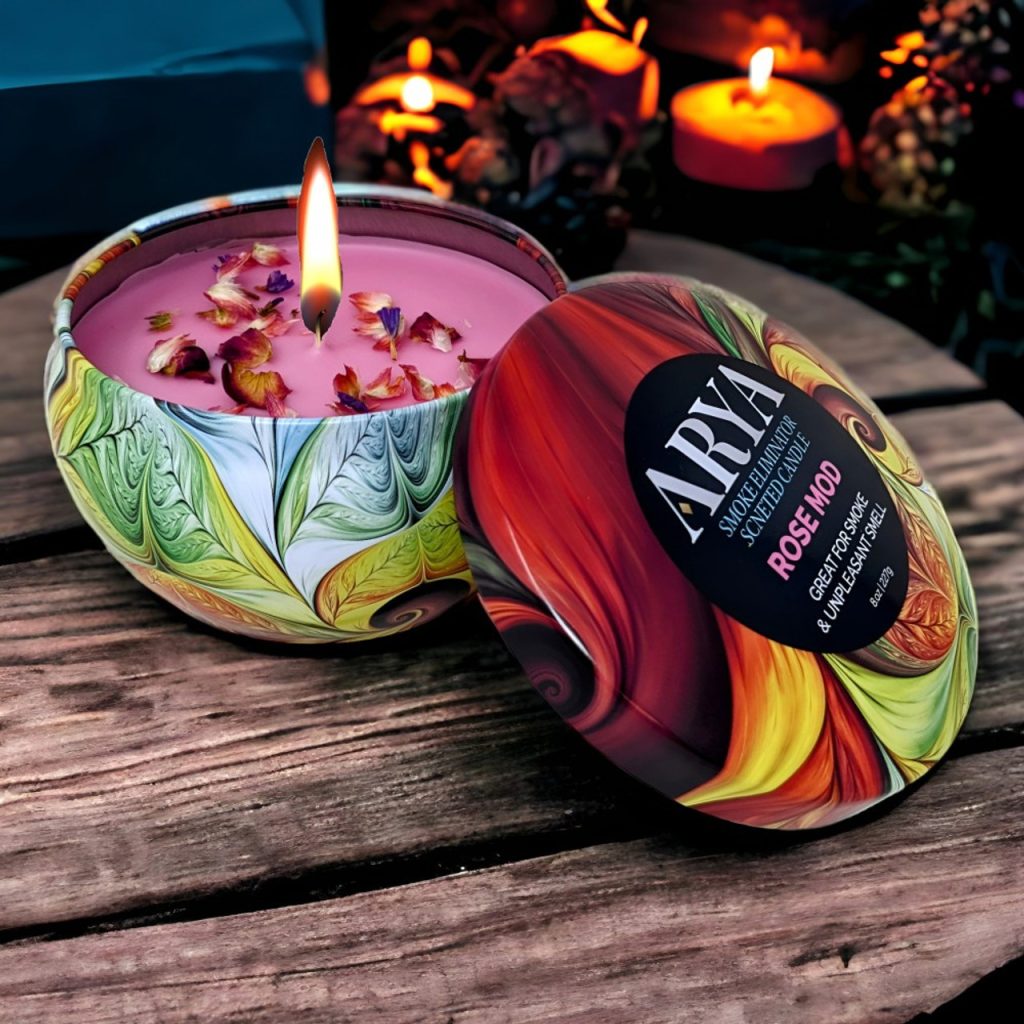 Arya Smoke Eliminator 8oz Candles Display Epic Wholesale