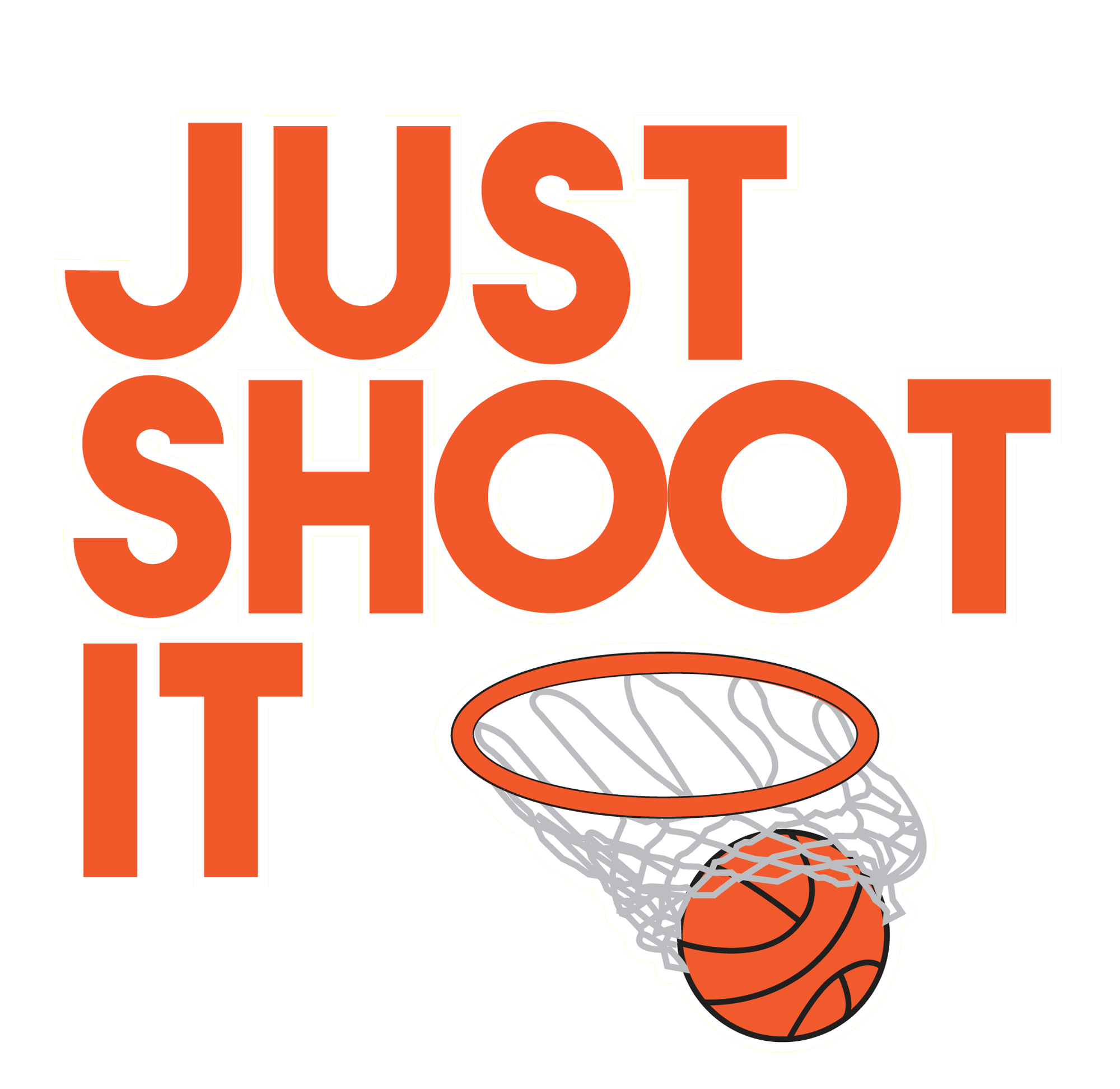 Epic Just Shoot It Long Sleeve Cotton Graphic TShirts Soccer