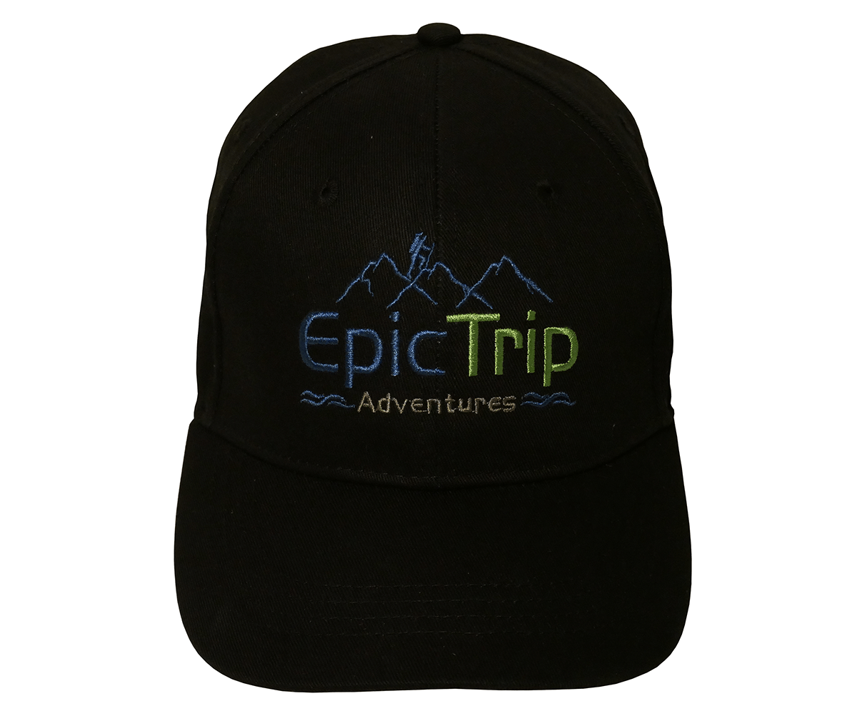 Merchandise Black Baseball Cap Epic Trip Adventures
