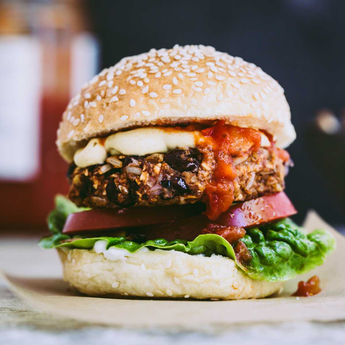 Black Bean Lentil Burger Epic Vegan Eats