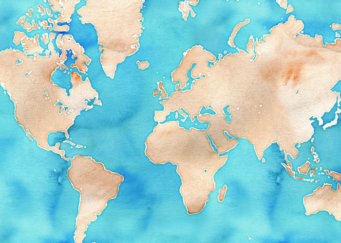 mapa del mundo