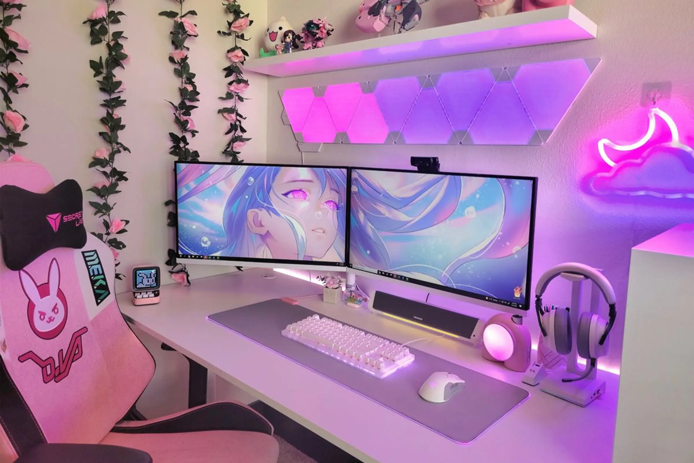 Setup góc làm việc phong cách Gaming Epione