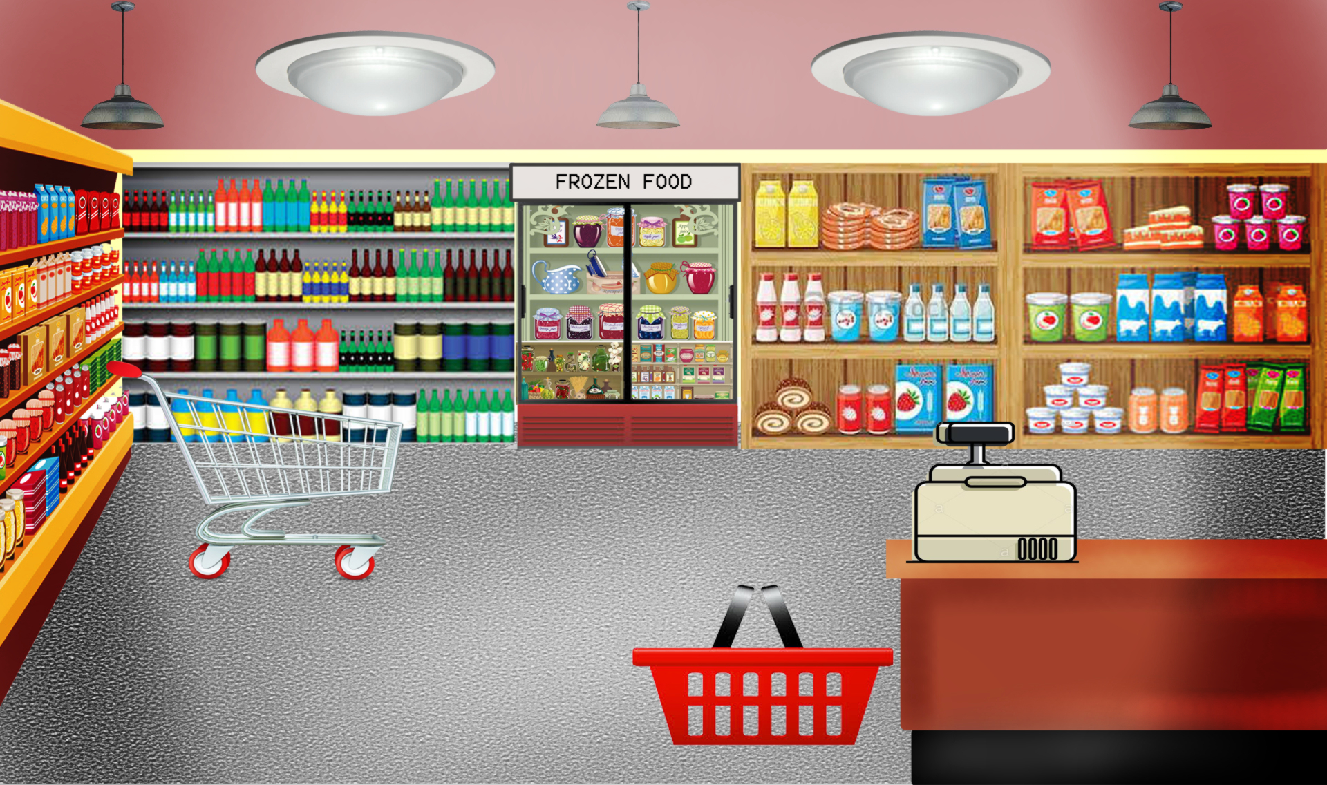 INT. EPI GROCERY STORE DAY Episode Life