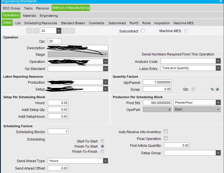Information on the Bill of Materials and cost roll up Page 2 Epicor