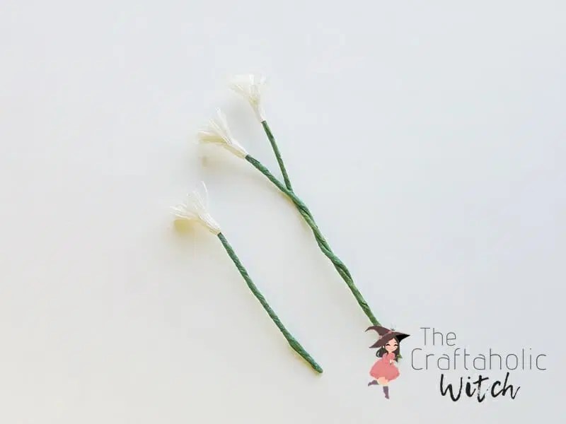 DIY Crepe Paper Baby's Breath The Craftaholic Witch