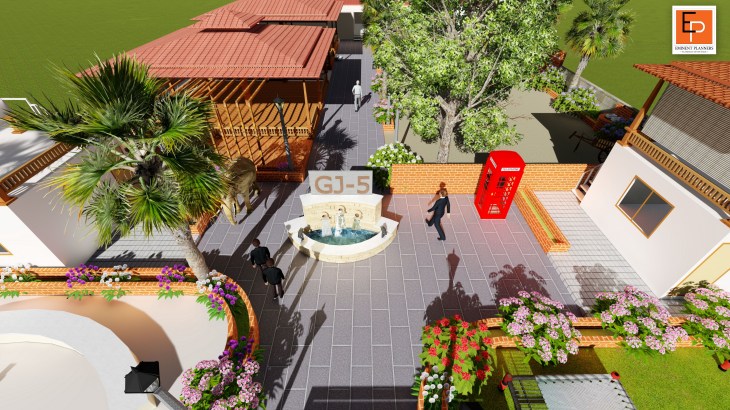 GJ5 Garden Restaurant, Adajan EMINENT PLANNERS