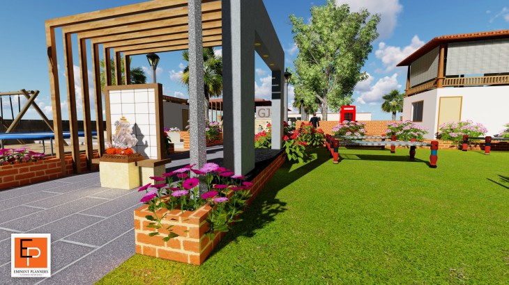 GJ5 Garden Restaurant, Adajan EMINENT PLANNERS