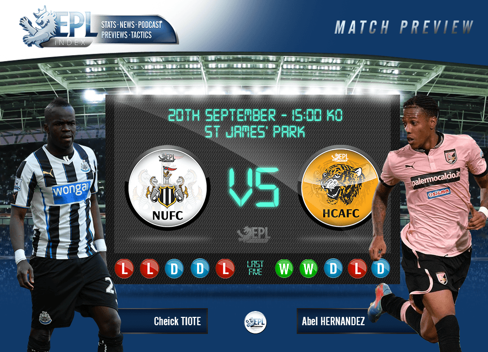 Newcastle United Vs Hull City EPL Index Unofficial English Premier