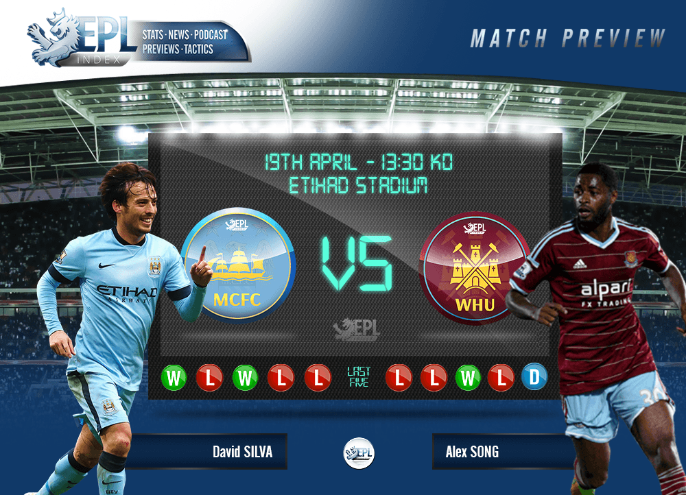 Manchester City vs West Ham Preview Team News, Stats & Key Men EPL