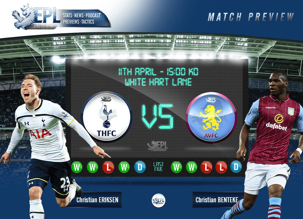Tottenham Hotspur vs Aston Villa Preview Team News, Key Men & Stats