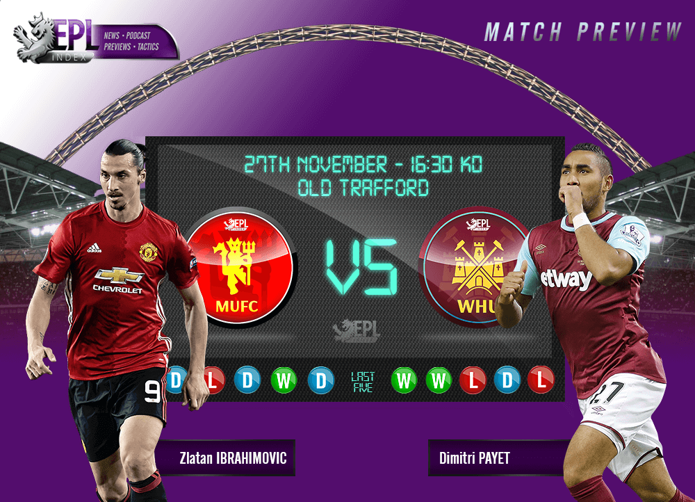 Manchester United Vs West Ham United Preview Team News, Stats & Key