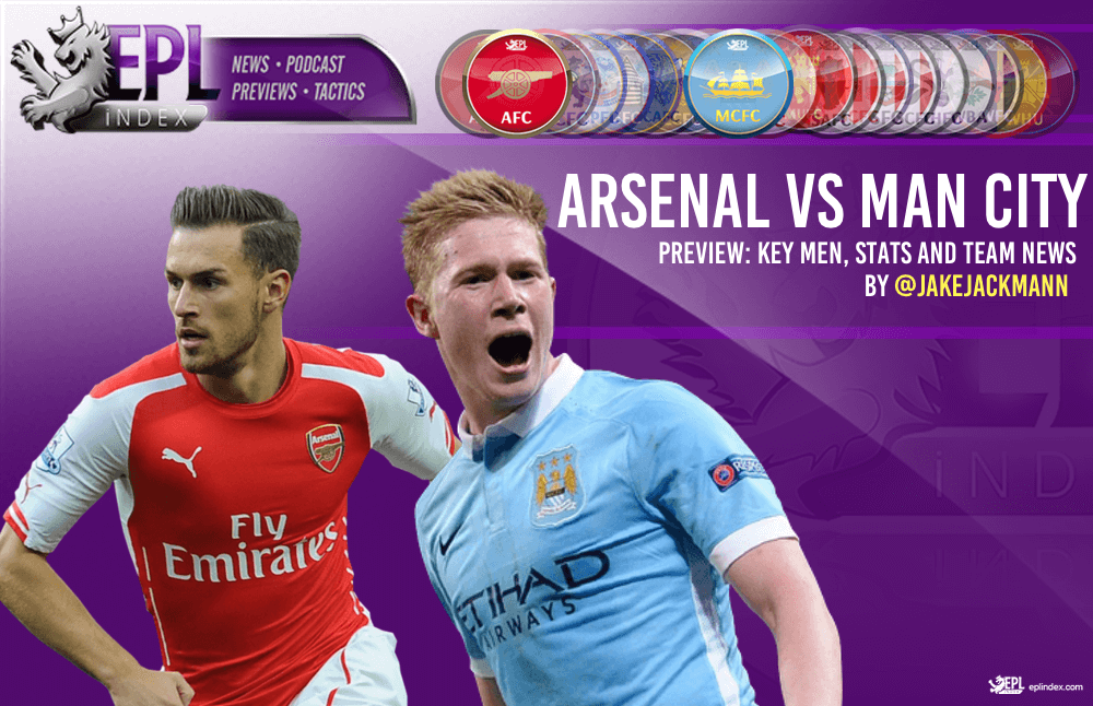 Arsenal vs Manchester City Preview Stats, Key Men and Team News