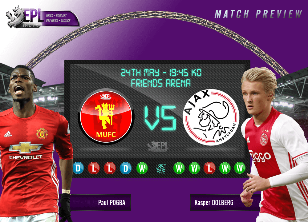 Manchester United vs Ajax Europa League Final Preview