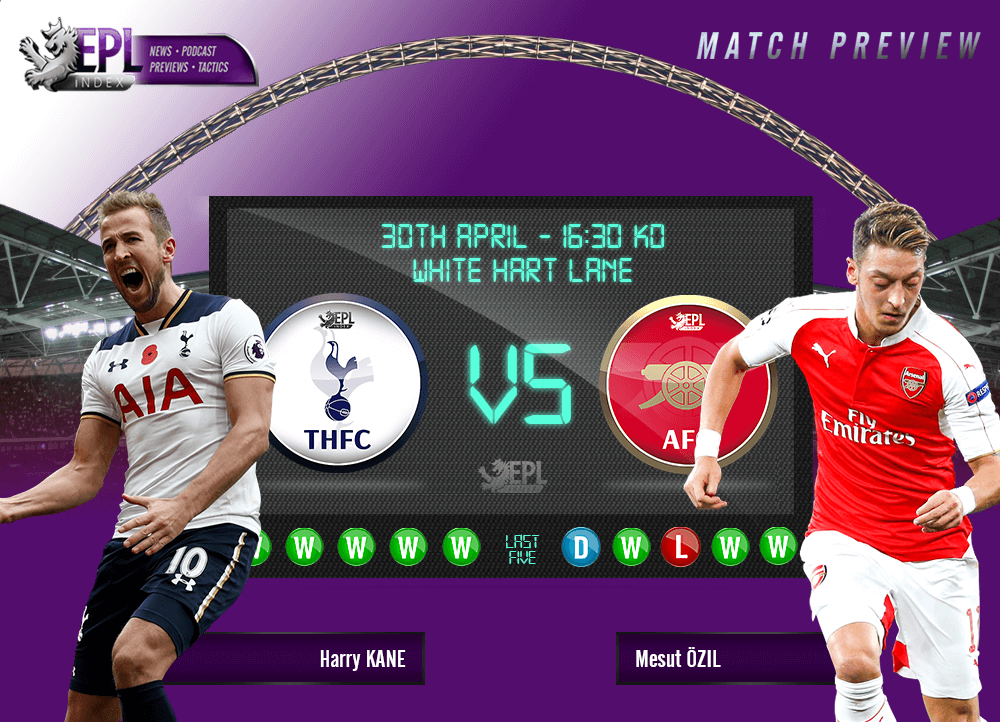 Tottenham Hotspur v Arsenal Preview Team News, Stats & Key Men EPL