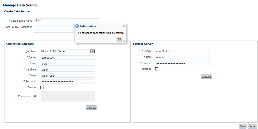 Create the Sample Vision App in Planning