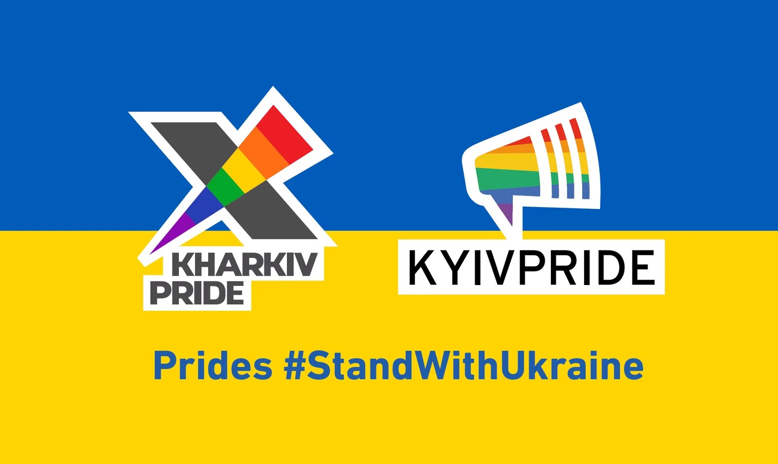 Prides StandWithUkraine Flag European Pride Organisers Association