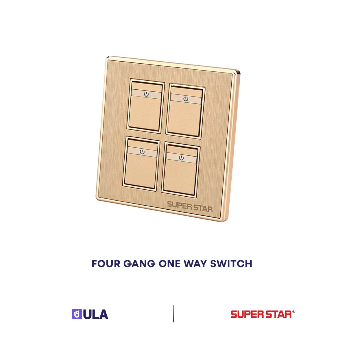 SUPER STAR LOTUS 4 GANG 1 WAY SWITCH Price In Bangladesh 2024