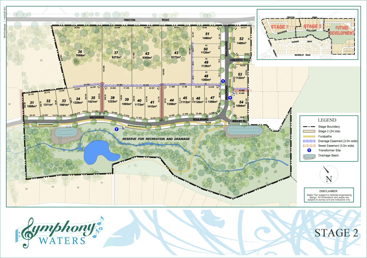 STAGE 2 Now Selling Symphony Waters