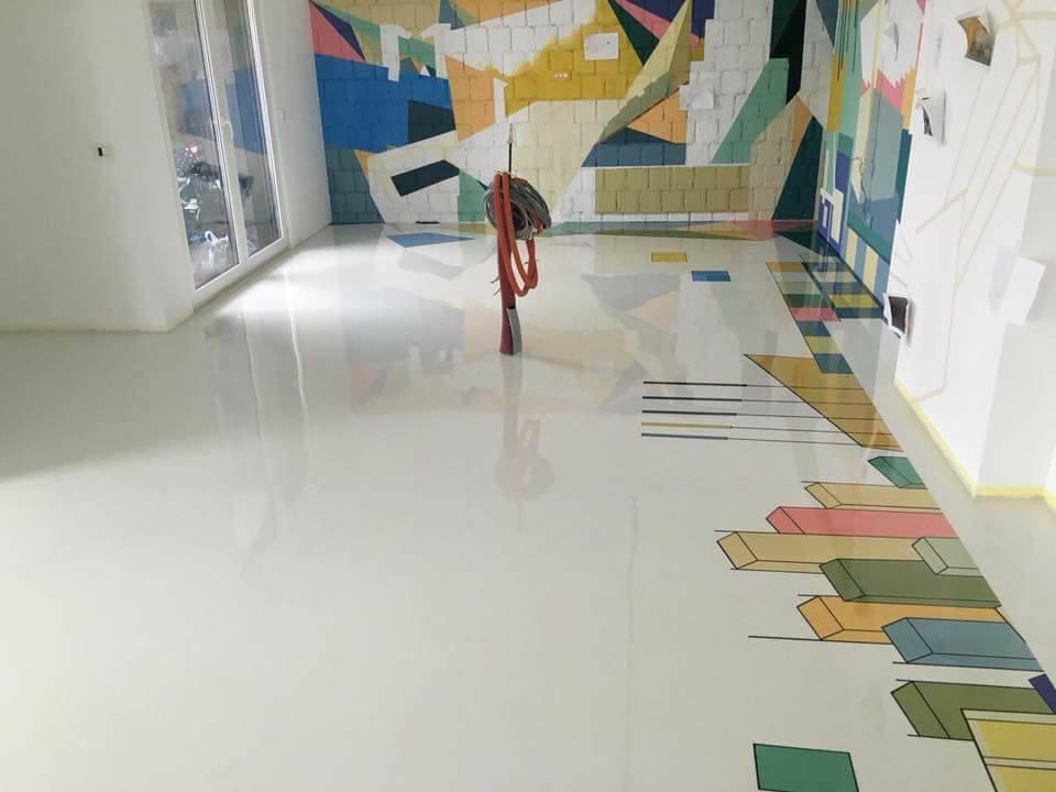 Bodenbeschichtung für Haus & Wohnungsböden Epoxid Floor