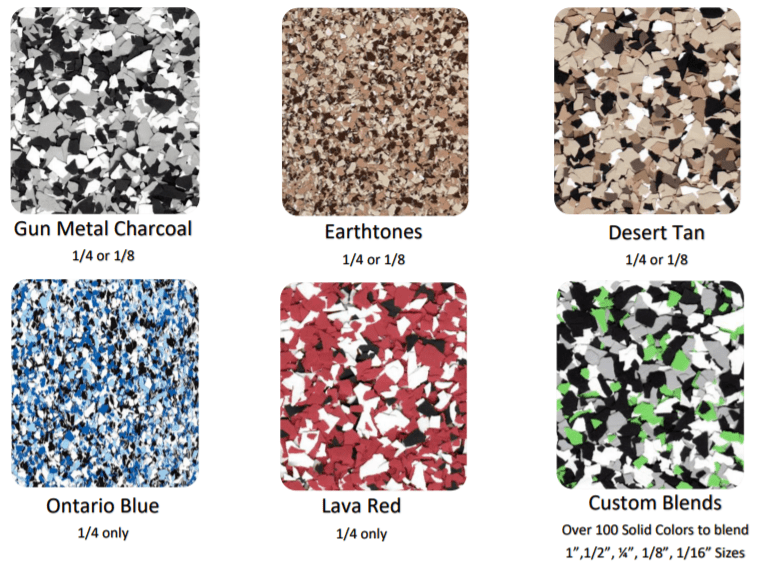 Decorative Vinyl Chips to EpoxyNation