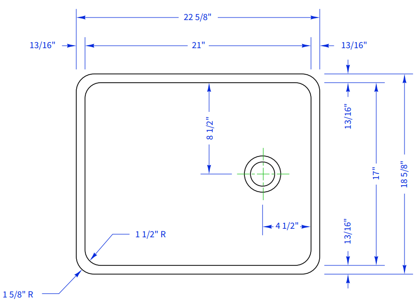 D33E Epoxy Sink Durcon Drop In Resin Lab Sinks