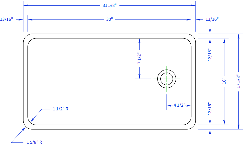 D61 Epoxy Sink Durcon Drop In Resin Lab Sinks