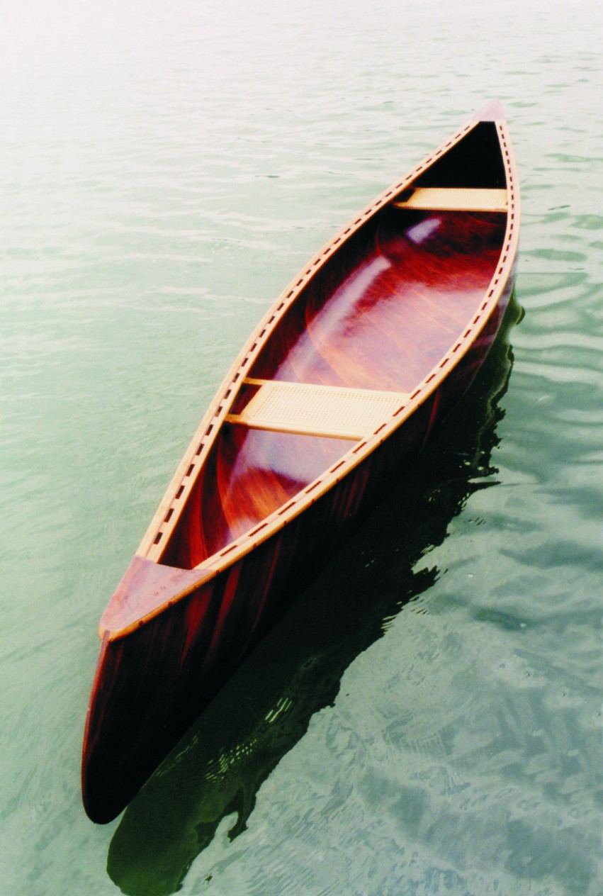 Laminated Canoe Construction Gives Lasting Value Epoxyworks