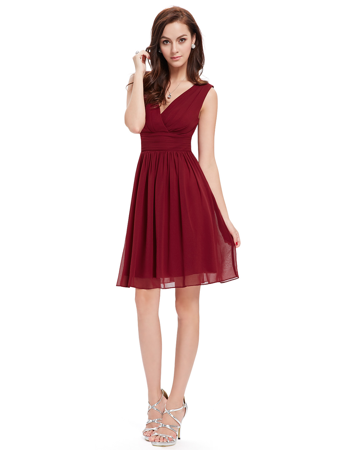 Everpretty Short Chiffon Bridesmaid Wedding Dresses