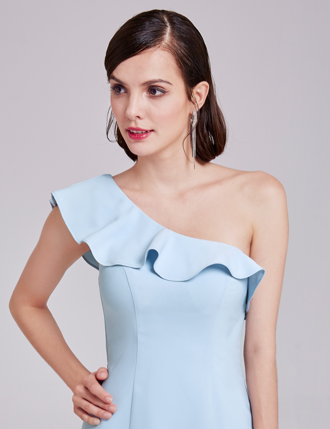One Shoulder Cocktail Dress