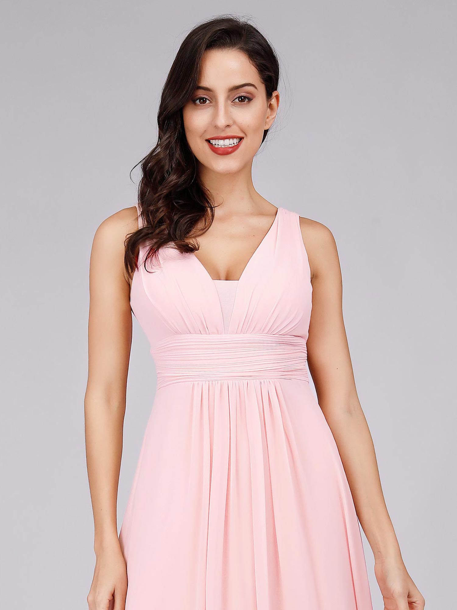 Ever Pretty Long VNeck Formal Evening Dresses Chiffon Bridesmaid