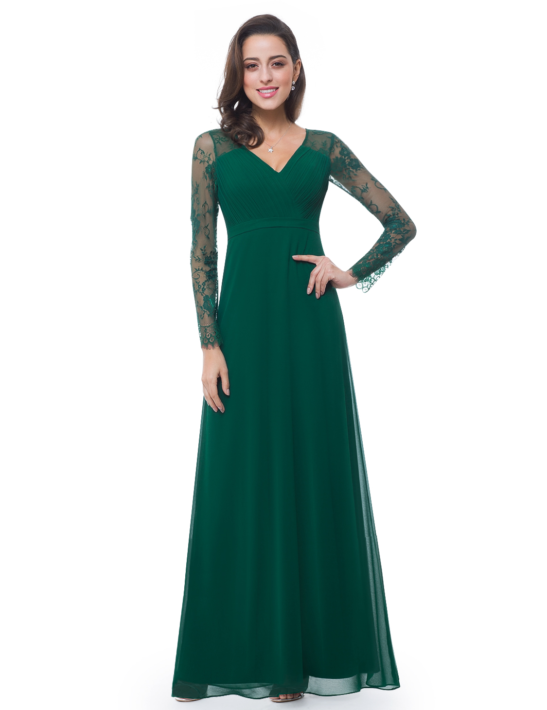 Ever Pretty Women Long Sleeves Evening Party Formal Party Maxi Prom