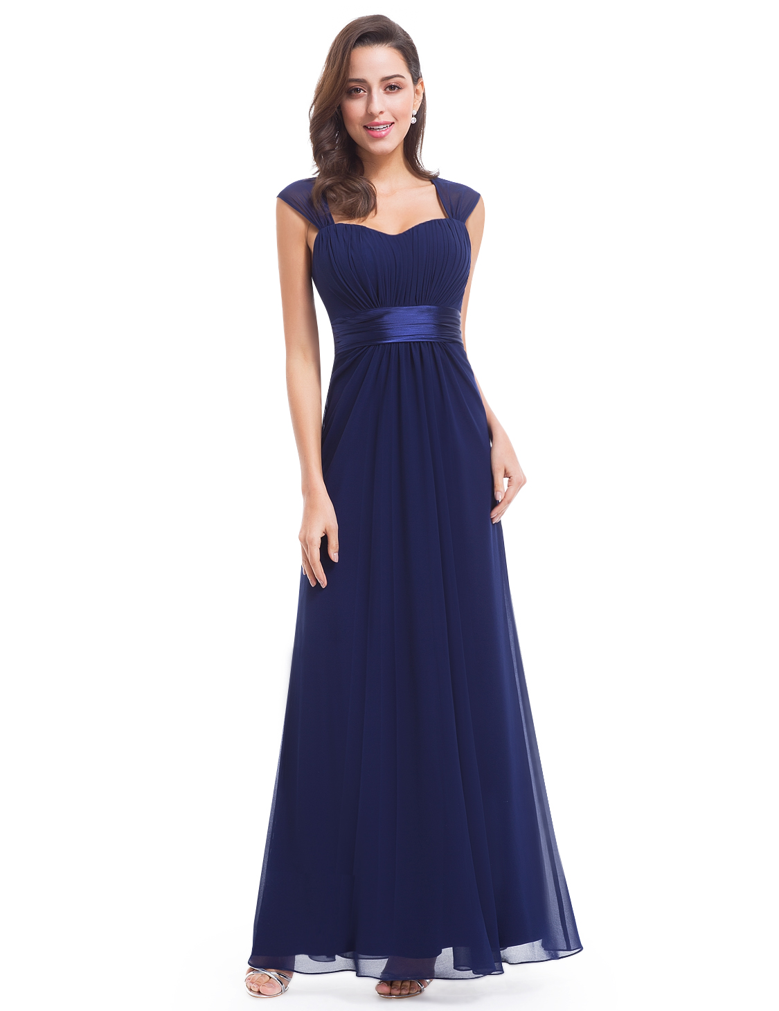 Ever Pretty Women New Elegant Square Neck Long Formal Evening Party