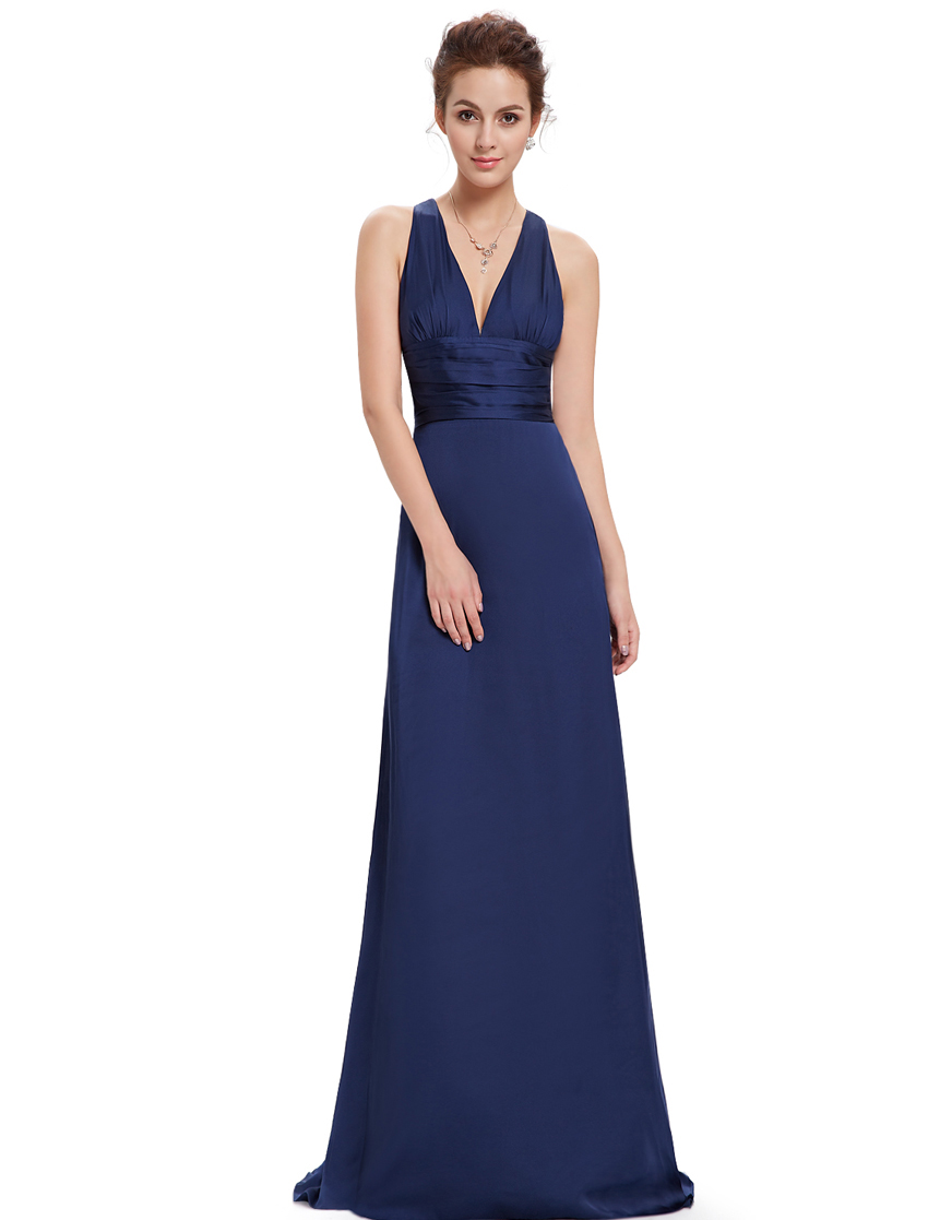 EverPretty Long Prom Dress VNeck Women's Formal Evening Party Dress