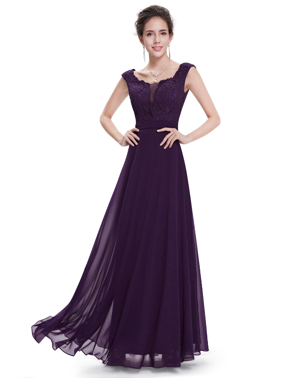 UK Long Elegant Formal Evening Party Dress Cocktail Prom Gown 08628