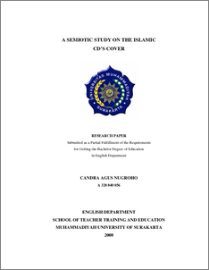 A Semiotics Study On The Islamic Cd's Cover - Ums Etd-Db