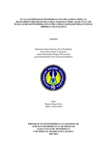 Evaluasi Program Pendidikan Dan Pelatihan (Diklat) Pendamping Program Keluarga Harapan (Pkh) Angkatan Viii Di Balai Besar Pendidikan Dan Pelatihan Kesejahteraan Sosial (Bbppks) Yogyakarta - Lumbung Pustaka Uny