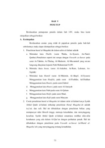 Penafsiran Huruf Al-Muqatha'ah Menurut Syekh Abdul Qodir Al-Jailani Dalam Tafsir Al-Jailani - Walisongo Repository