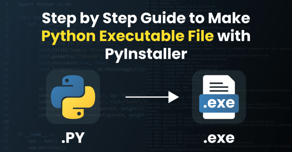 Guide to Make Python Executable File with PyInstaller EPTeck