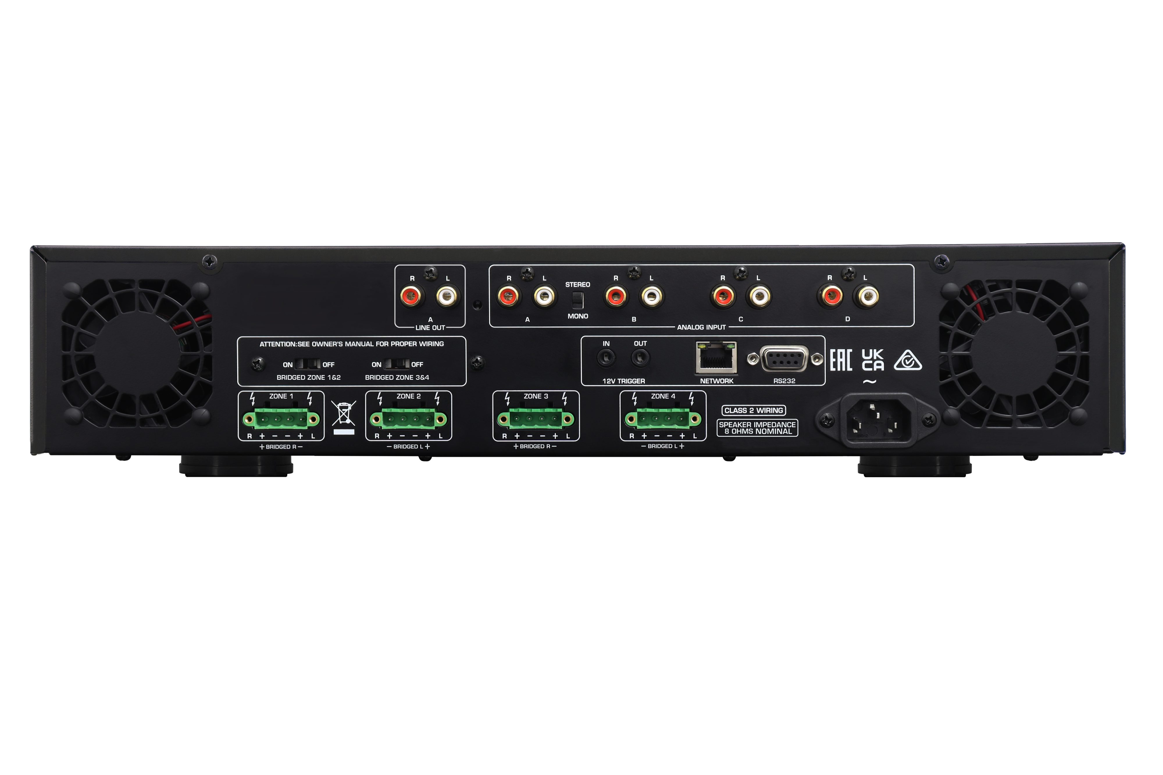 Rotel C8+ 8 Ch. Distribution Amplifier Audio, Audio Distribution
