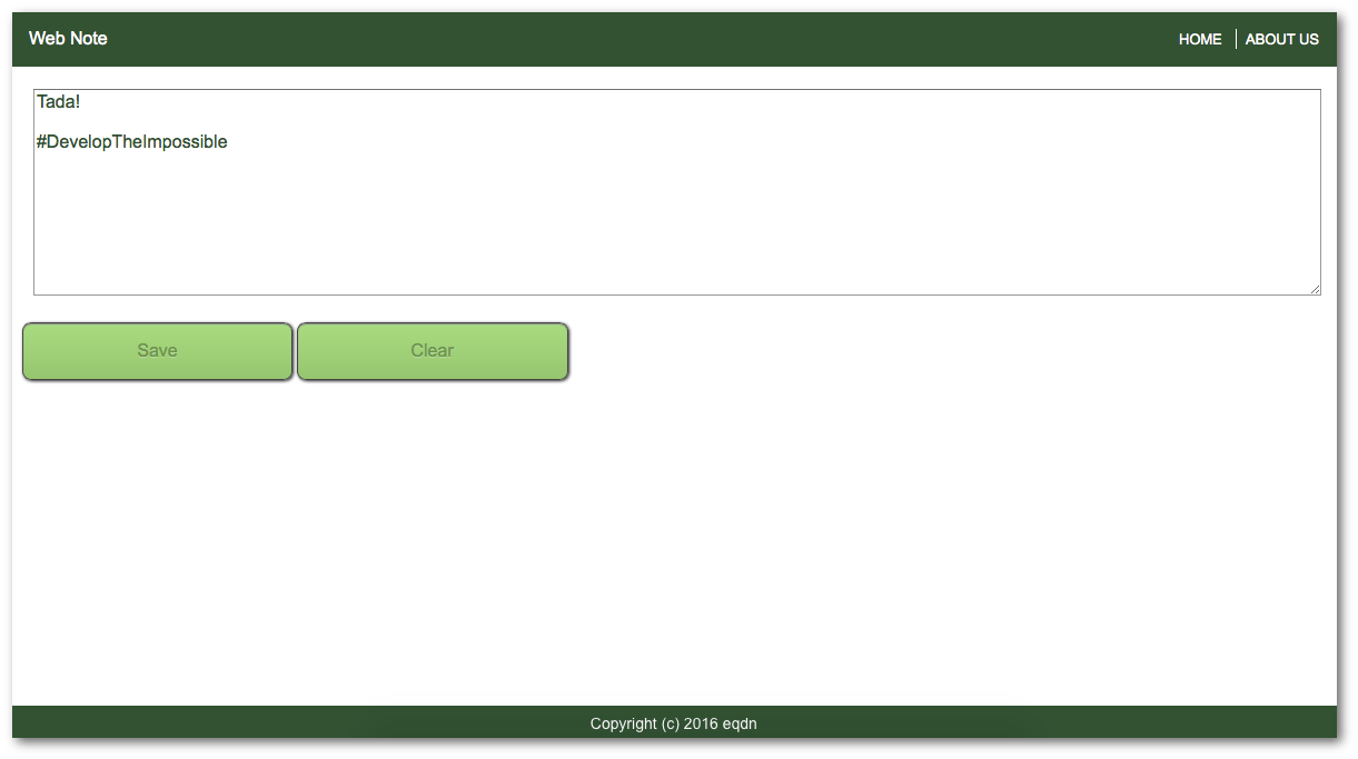 HTML5 Note App Tutorial Eqela Developer Network