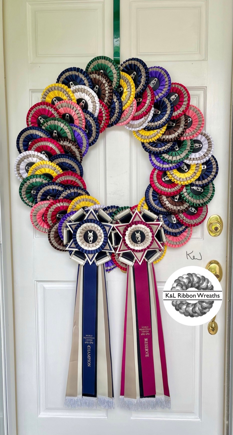 Show Ribbon Wreaths Equestrian Living