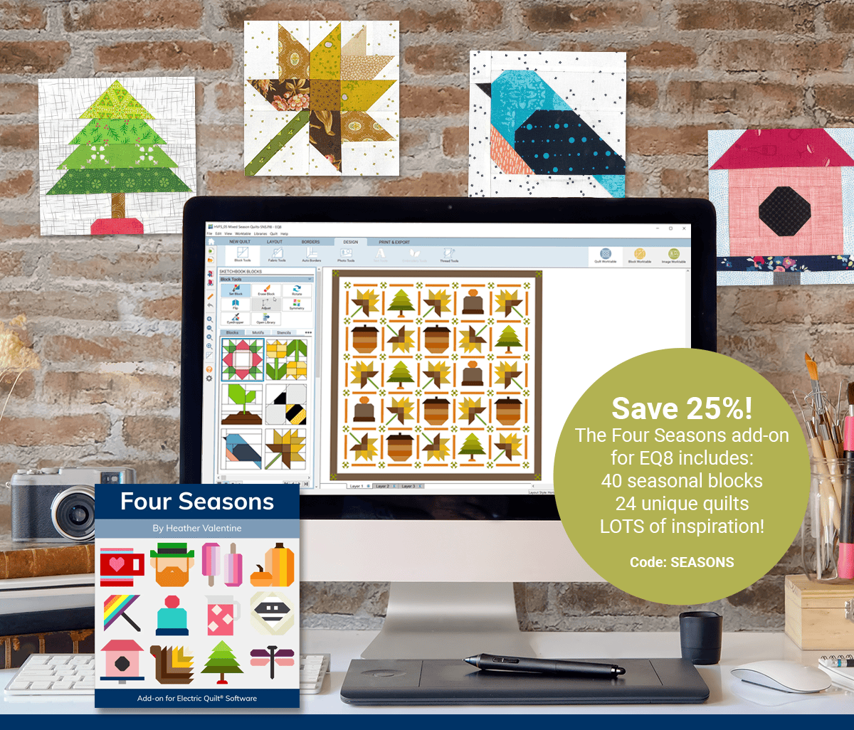 New York Beauty (quilt center) Products The Electric Quilt Company