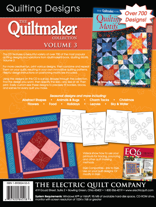 Quiltmaker’s Quilting Designs Volume 3 Products The Electric Quilt Company
