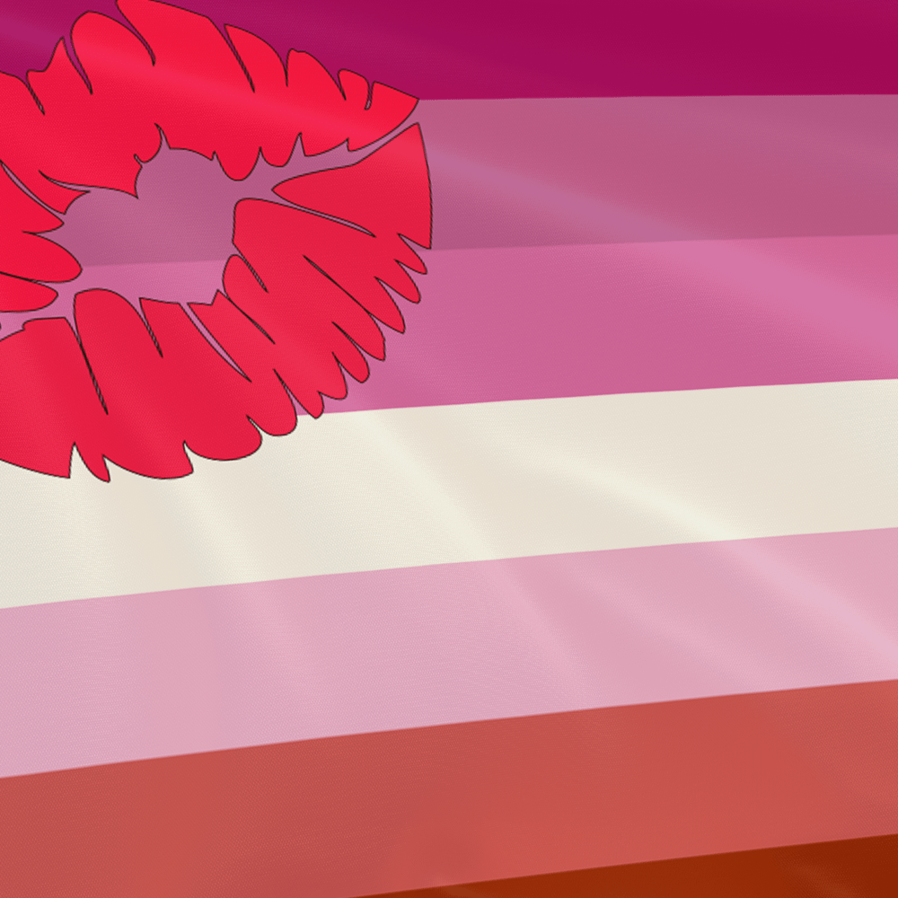 Lipstick Lesbian Flag EqualiTee