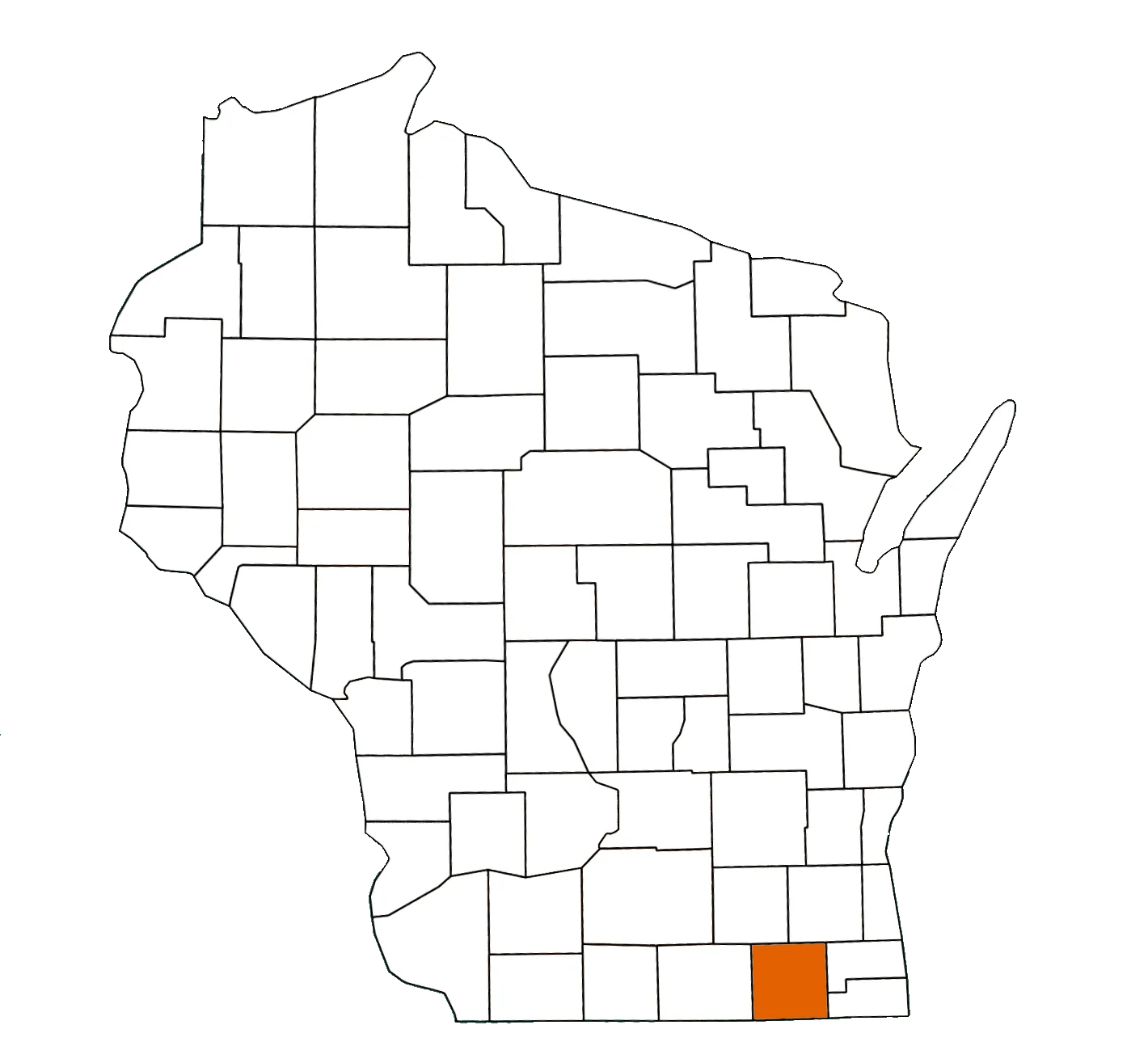 Walworth County Wisconsin Equality Map