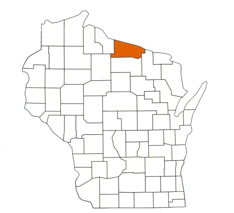 Vilas County Wisconsin Equality Map